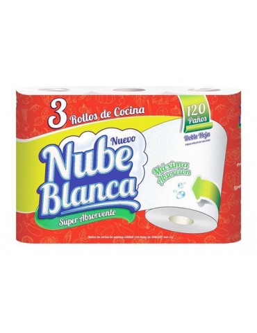 TOALLA COCINA NUBE X3
